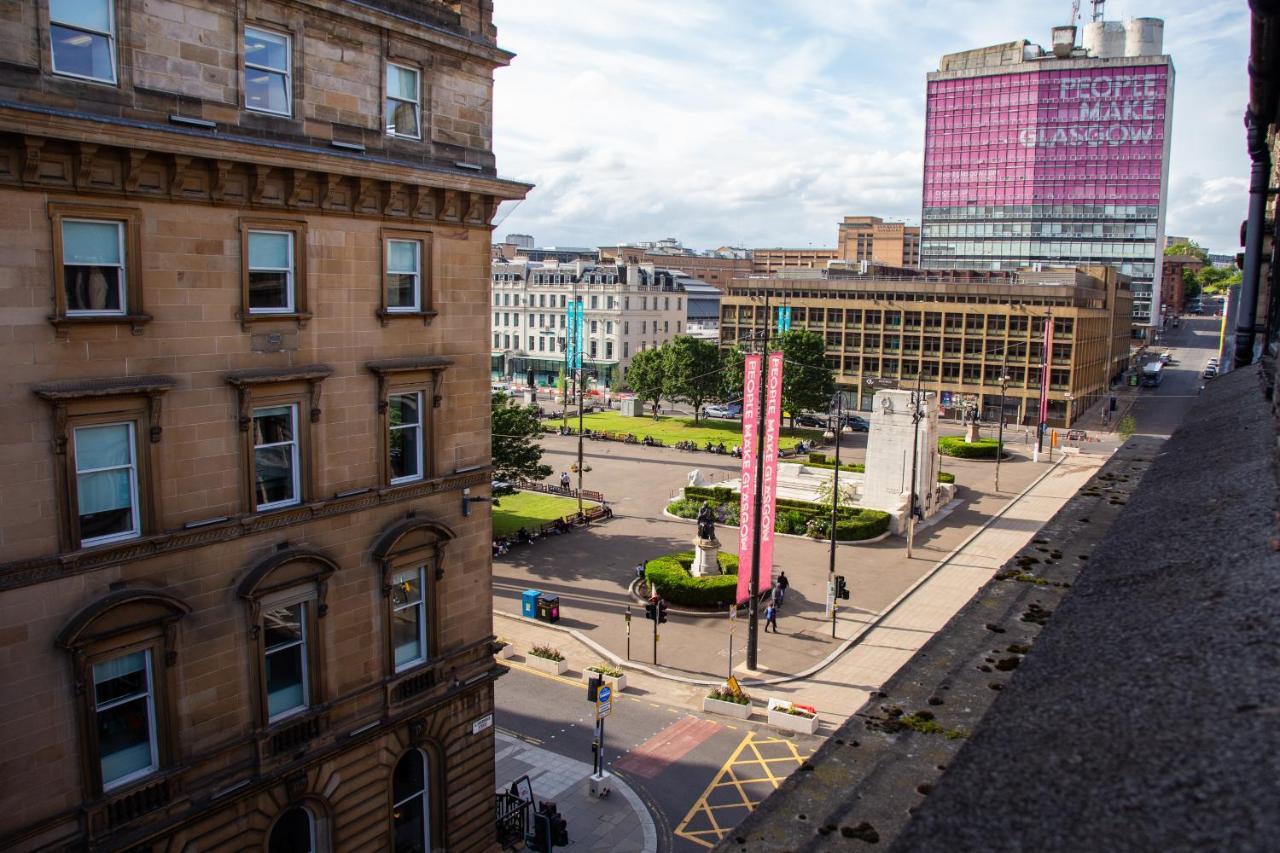 Modern Merchant City Apartment By George Square Glasgow Eksteriør bilde